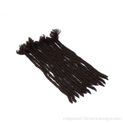 Factory 24 Inch Soft Dread Locs Fashion Dreads 15 Roots Soft Lock Hair Extension Long Dreads For Men Women Kids